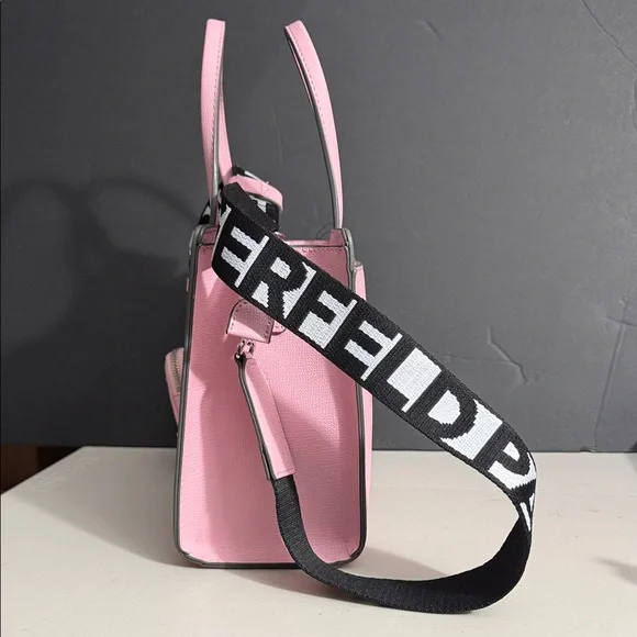 NEW Karl Lagerfeld Pink Paris Tote WITH STRAP